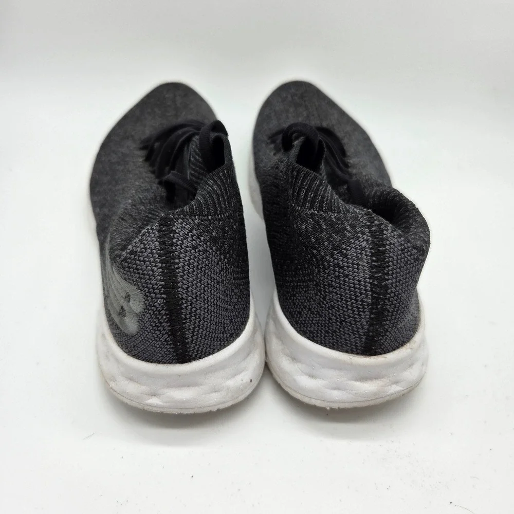 New Balance Fresh Foam Zante Solas Mens 10 Black Grey Knit Running Shoes MZANSBB
